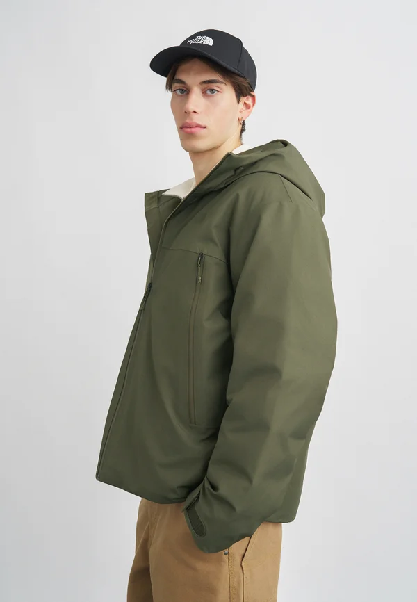 RANGE HOODED JACKET - Daunenjacke - new taupe green
