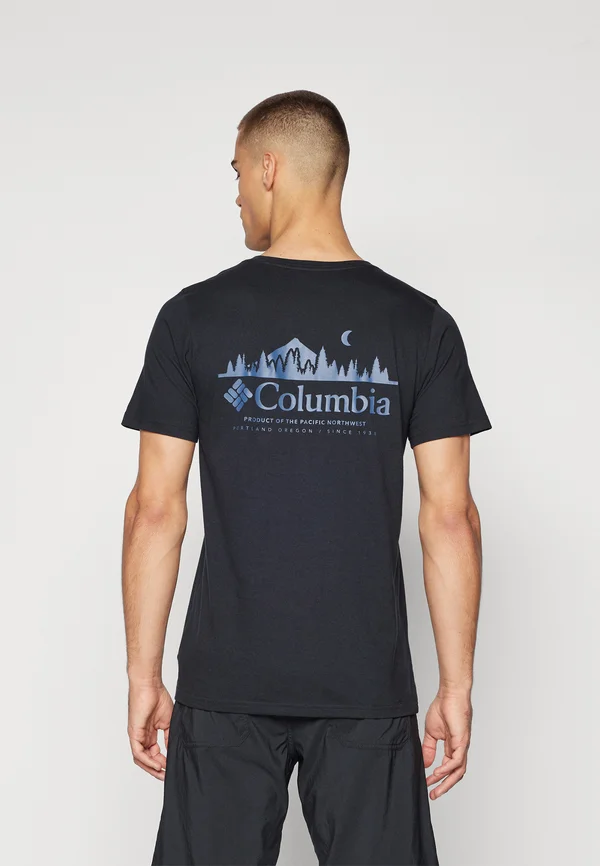 RAPID RIDGE™ BACK GRAPHIC TEE  - T-Shirt print - black