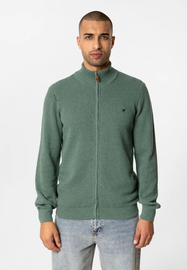 RAUL - Strickjacke - green melange