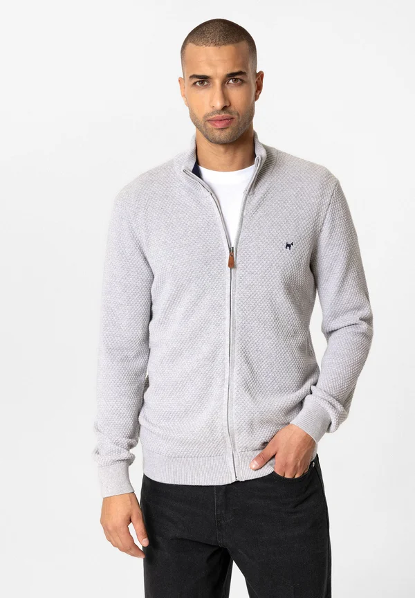 RAUL - Strickjacke - grey melange