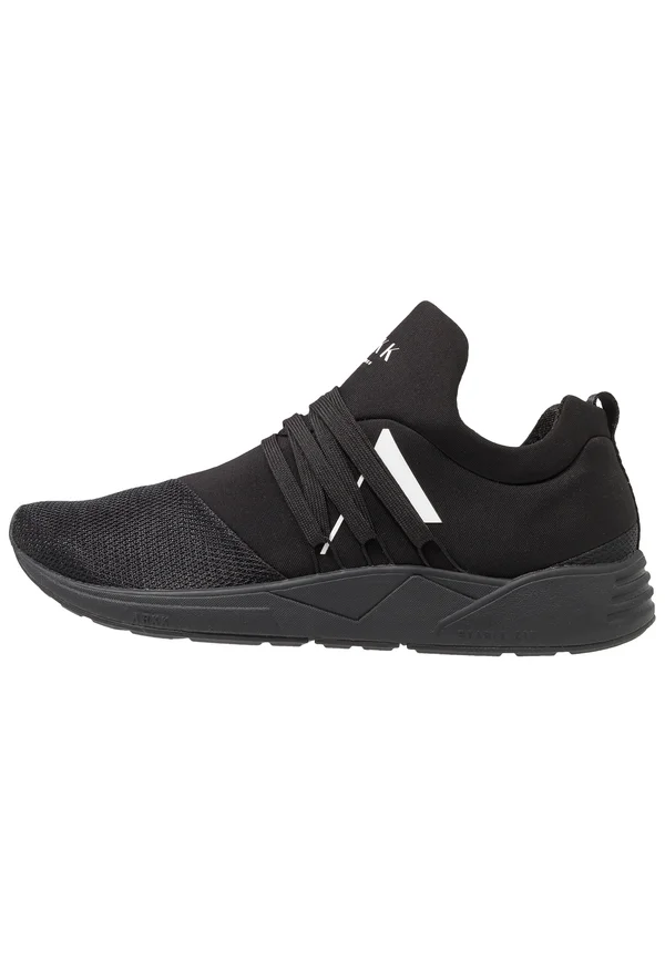 RAVEN - Sneaker low - all black/white