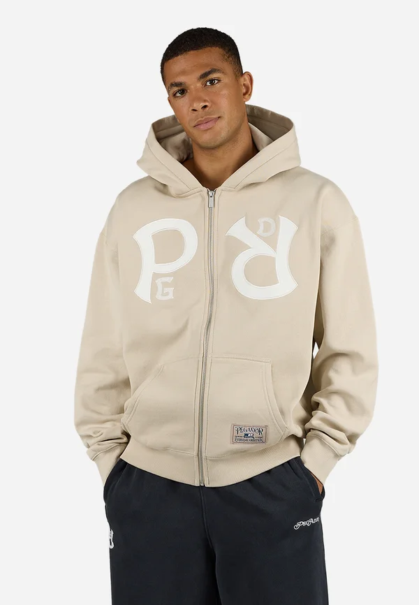 RAVO JACKET - Sweatjacke - washed stone