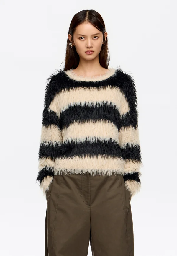 RAYAS  - Strickpullover - black