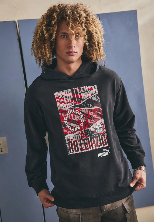 RB LEIPZIG HOODIE - Vereinsmannschaften - black