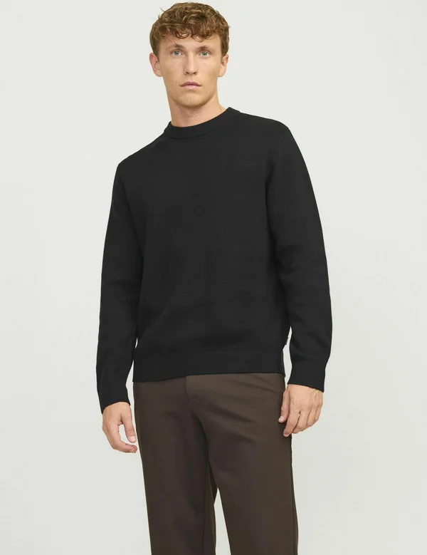 RBLAMILANO CREW NECK - Strickpullover - black beauty