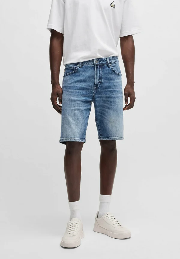 RE MAINE - Jeans Shorts - blue eight