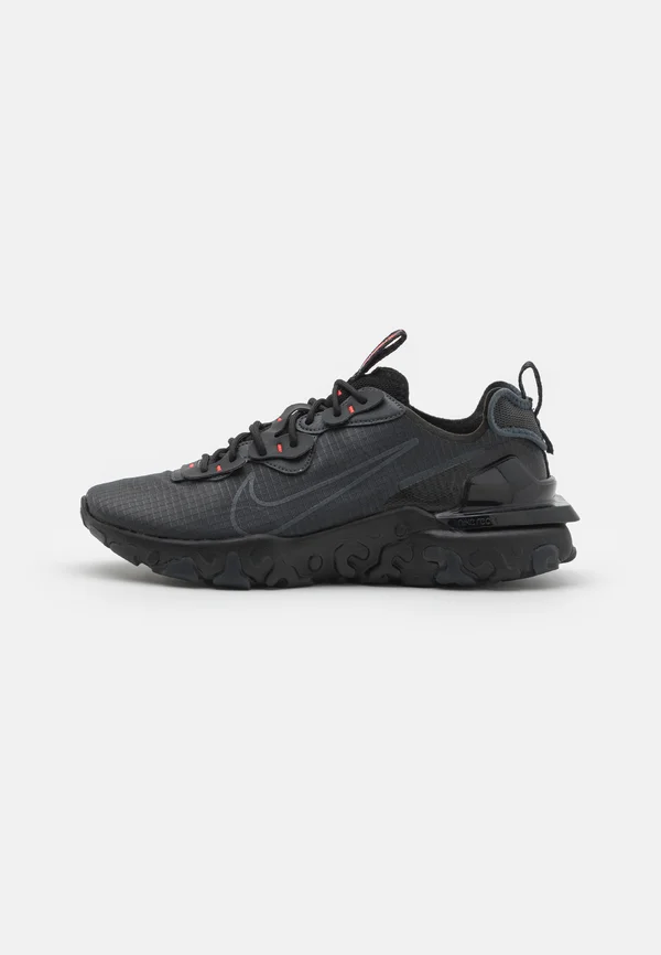 REACT VISION UNISEX - Sneaker low - anthracite/black/bright crimson