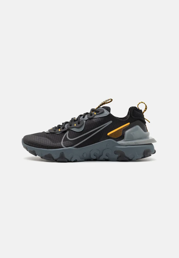 REACT VISION UNISEX - Sneaker low - black/cool grey/laser orange