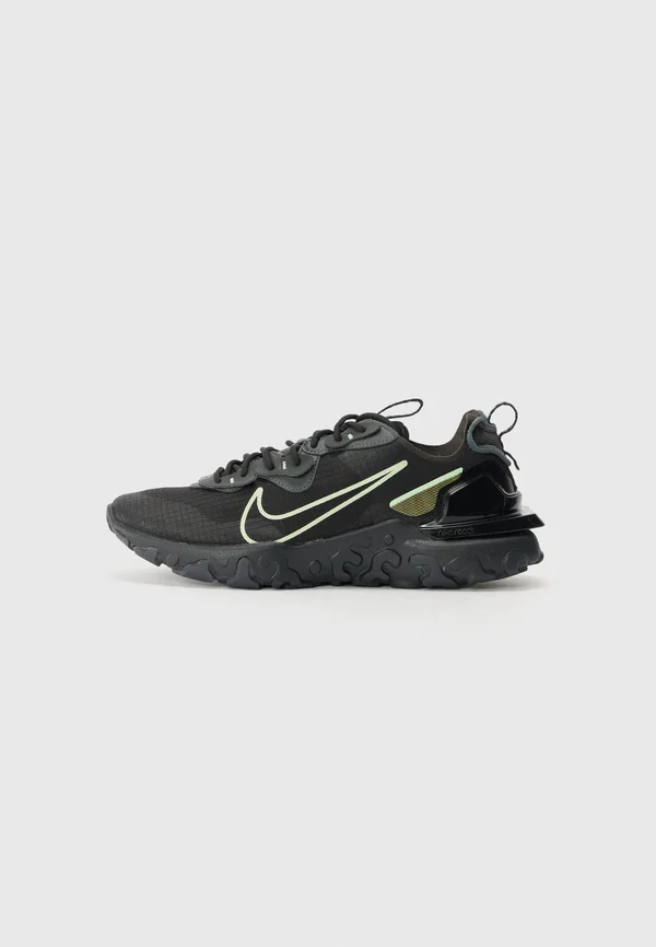 REACT VISION UNISEX - Sneaker low - black/vapor green/anthracite