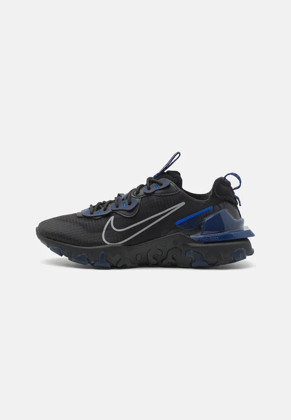 REACT VISION UNISEX - Sneaker low - black/wolf grey/midnight navy/racer blue