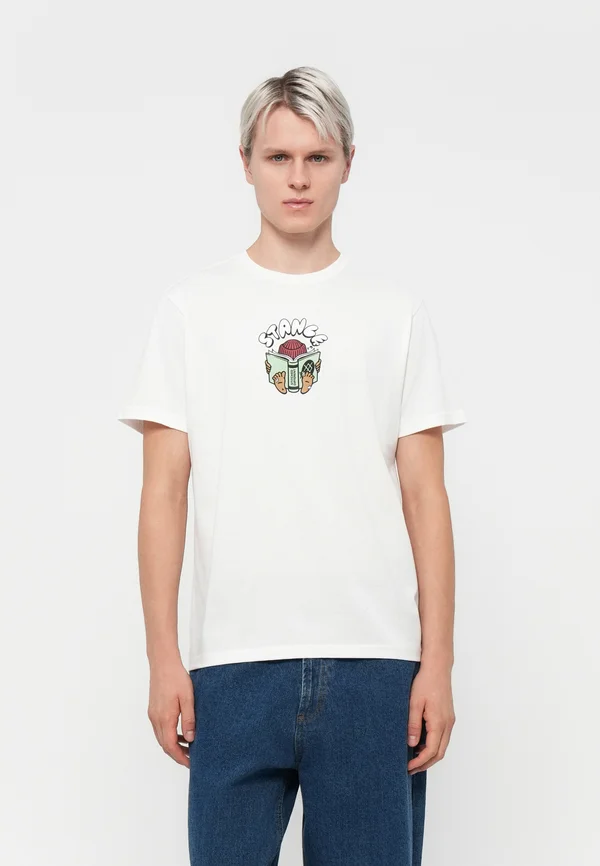 READER - T-Shirt print - white