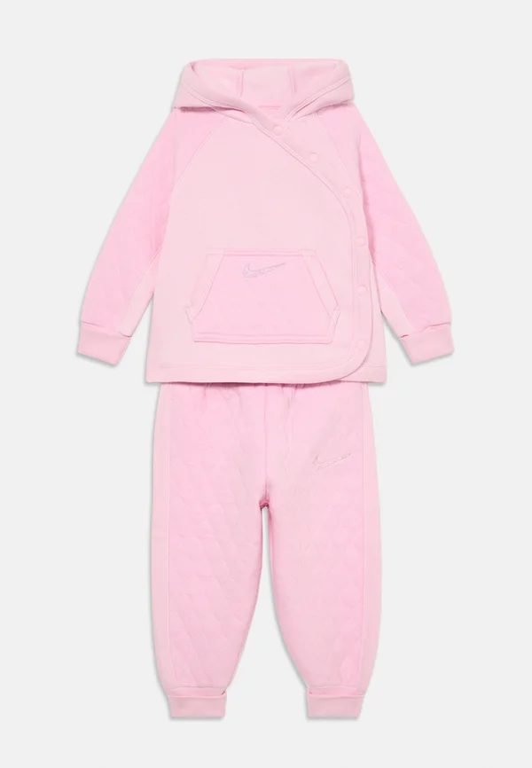 READY HOODED SET UNISEX - Trainingsanzug - pink foam