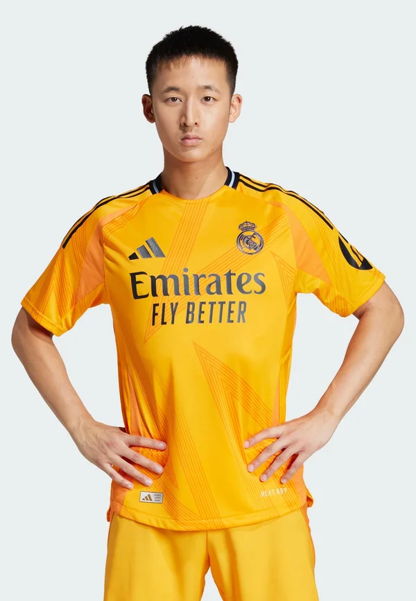 REAL MADRID 24/25 AWAY AUTHENTIC - Vereinsmannschaften - crew orange   crew orange