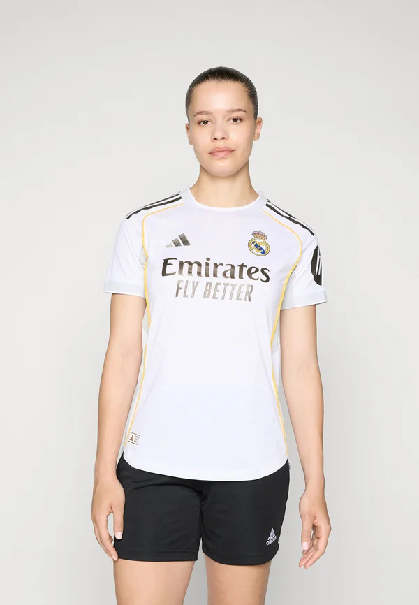 REAL MADRID 25/26 HOME AUTHENTIC JERSEY - T-Shirt print - white