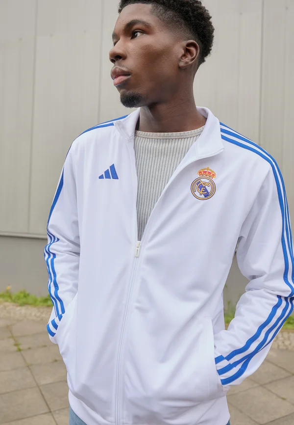 REAL MADRID DNA TRACK TOP - Vereinsmannschaften - white