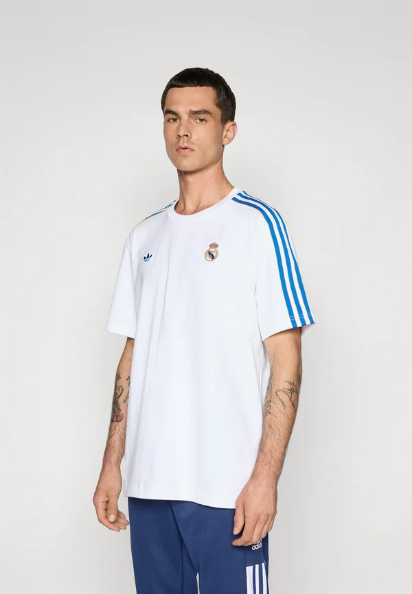 REAL MADRID ICON T-SHIRT - Vereinsmannschaften - white/bluebird