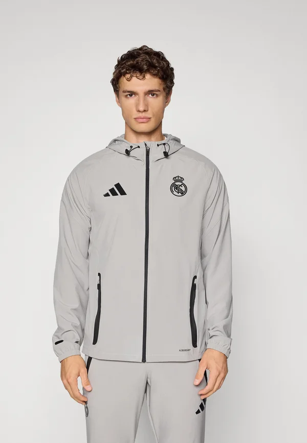 REAL MADRID TIRO25 COMPETITION VIS TECH TRAVEL JACKET - Vereinsmannschaften - team mid grey