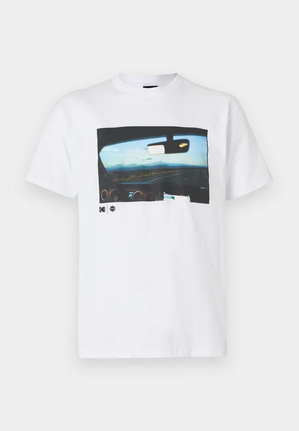 REAR VIEW TEE UNISEX - T-Shirt print - white