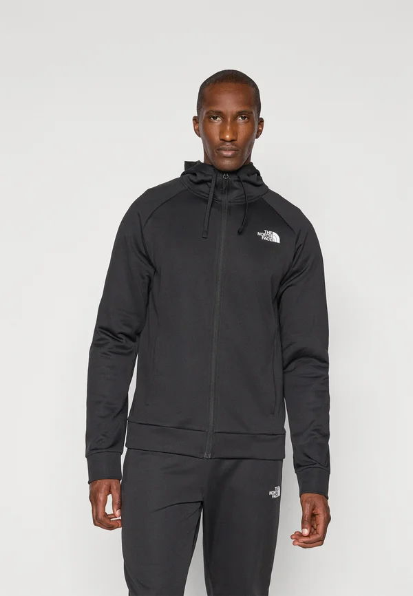 REAXION HOODED FULL ZIP JACKET - Trainingsjacke - black heather