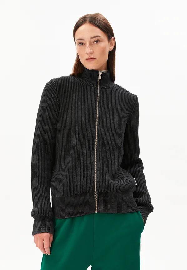 REBECCAA - Strickjacke - black