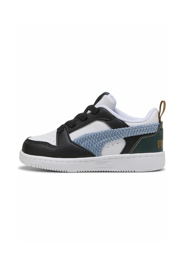 REBOUND FUN SNEAKERS - Lauflernschuh - black/haute tropic/green terrain