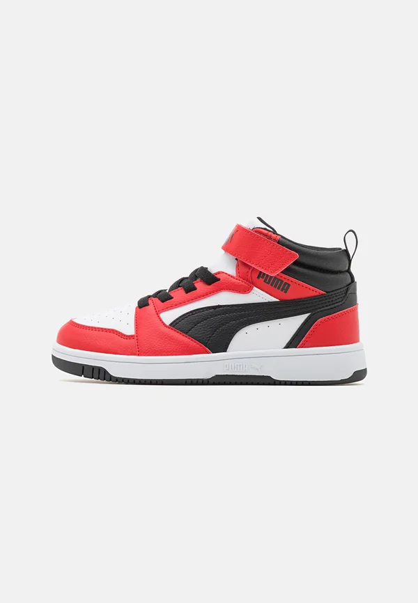 REBOUND V6 MID UNISEX - Sneaker high - white/black/for all time red