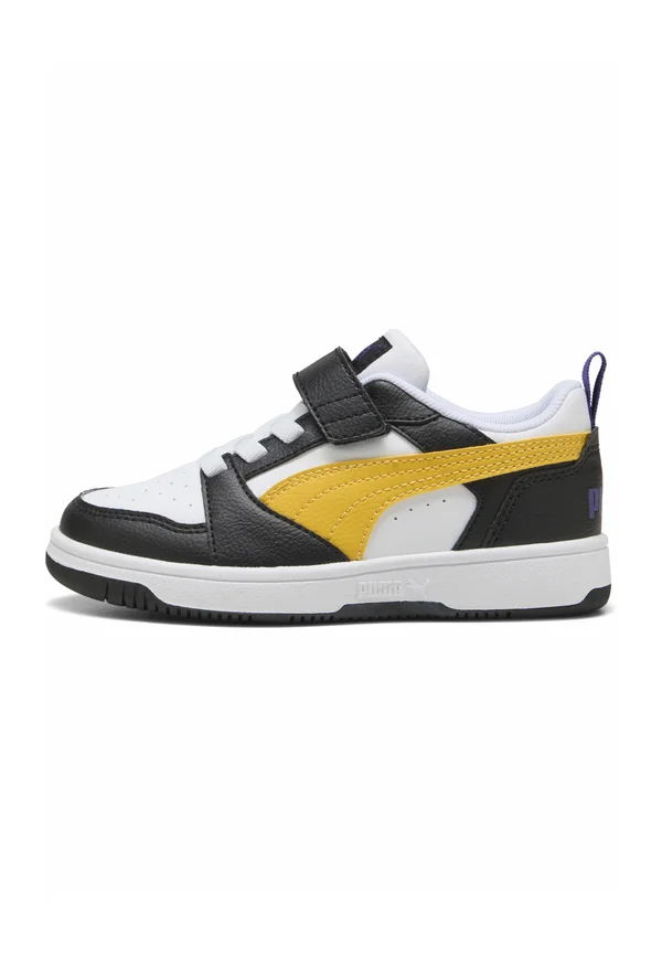REBOUND V6 UNISEX - Sneaker low - black yellow sizzle white