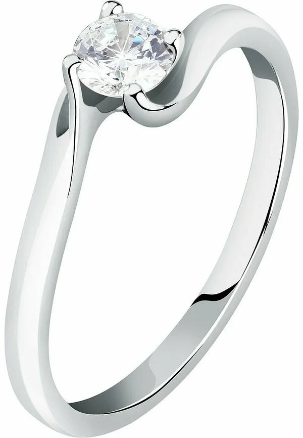 RECYCELT LAB GROWN - Ring - weißgoldfarben