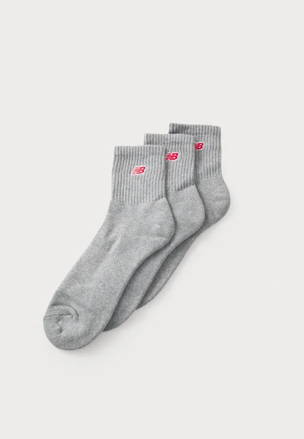 RED PATCH LOGO ANKLE UNISEX 3 PACK - Socken - grey