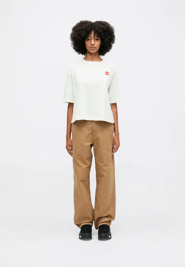 REDBOX BOXY TEE - T-Shirt basic - white dune