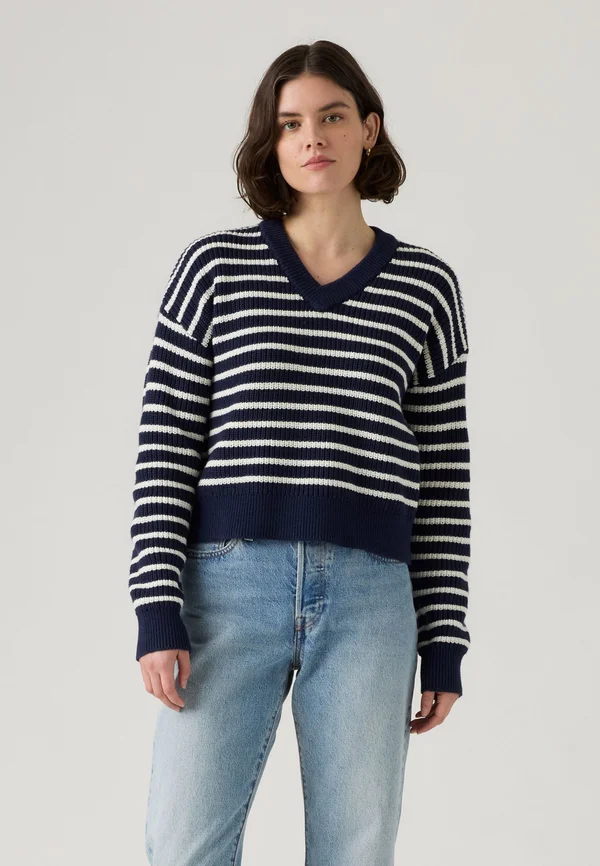 REESE - Strickpullover - dark blue