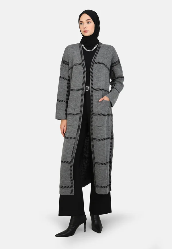 REFKA - Strickjacke - anthracite
