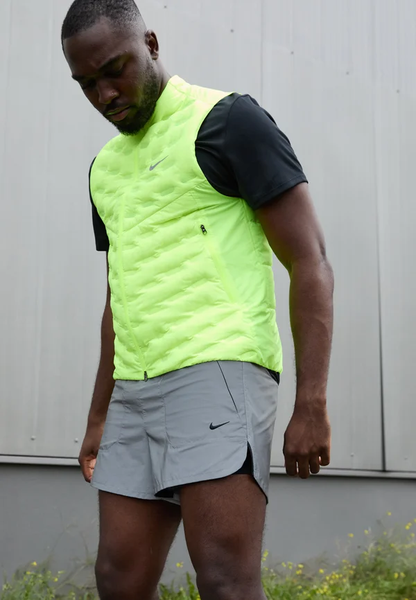 REFLECT - 2-in-1 Shorts - black/silver-coloured