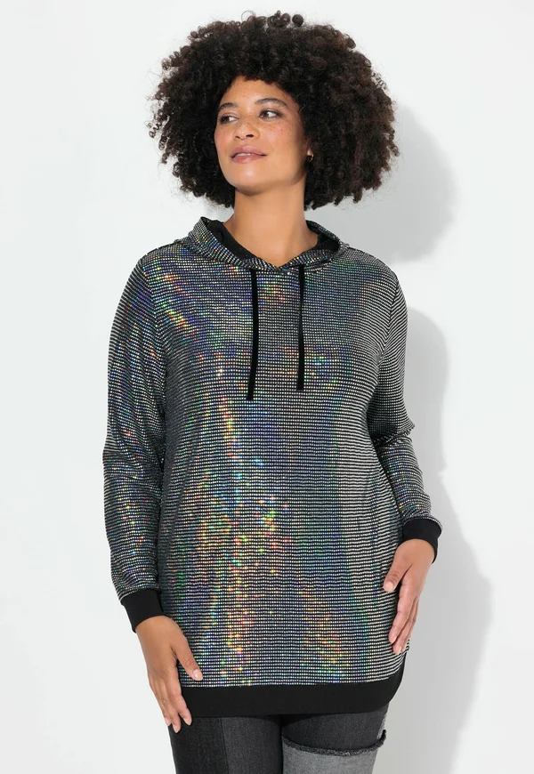 REGENBOGEN PAILLETTEN - Kapuzenpullover - multi