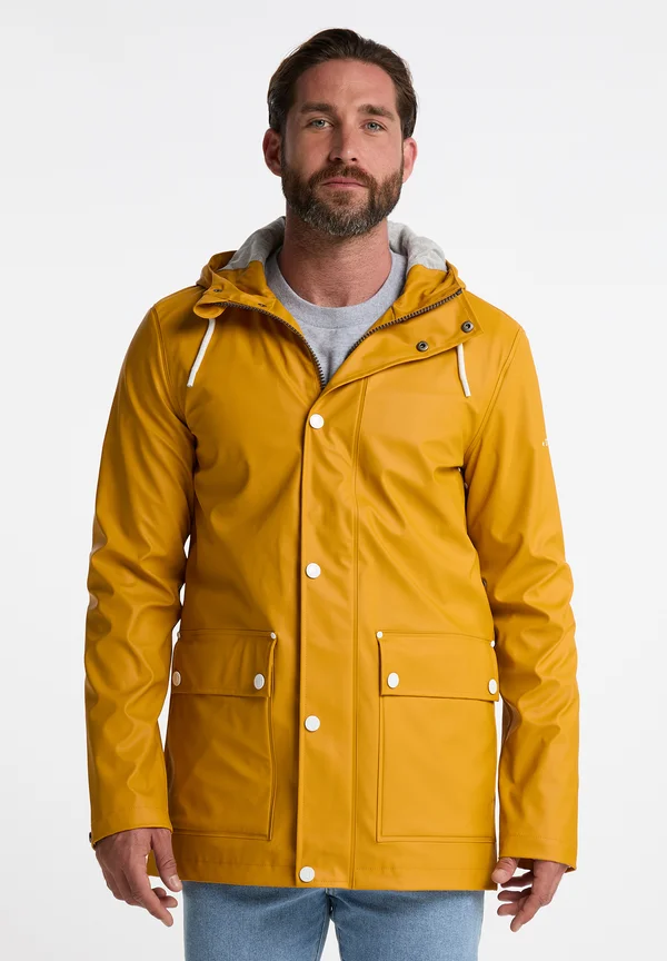 Regenjacke / wasserabweisende Jacke - curry