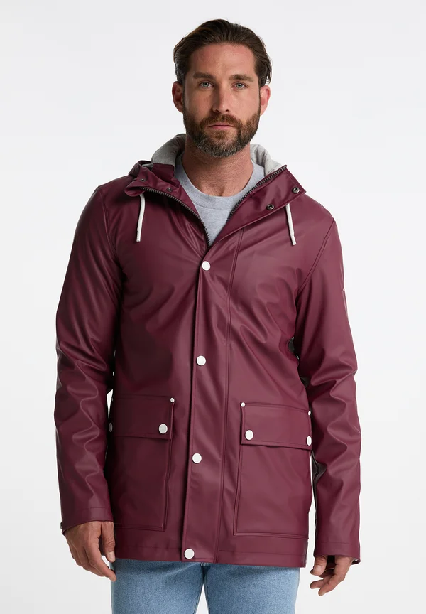 Regenjacke / wasserabweisende Jacke - weinrot