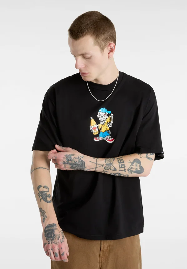 REGGIE - T-Shirt print - black