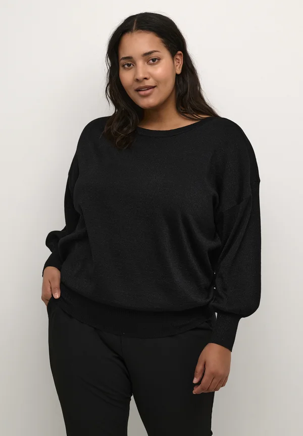 REGITTA - Strickpullover - black deep
