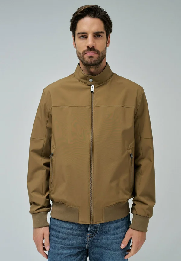 REGULAR - Bomberjacke - beige