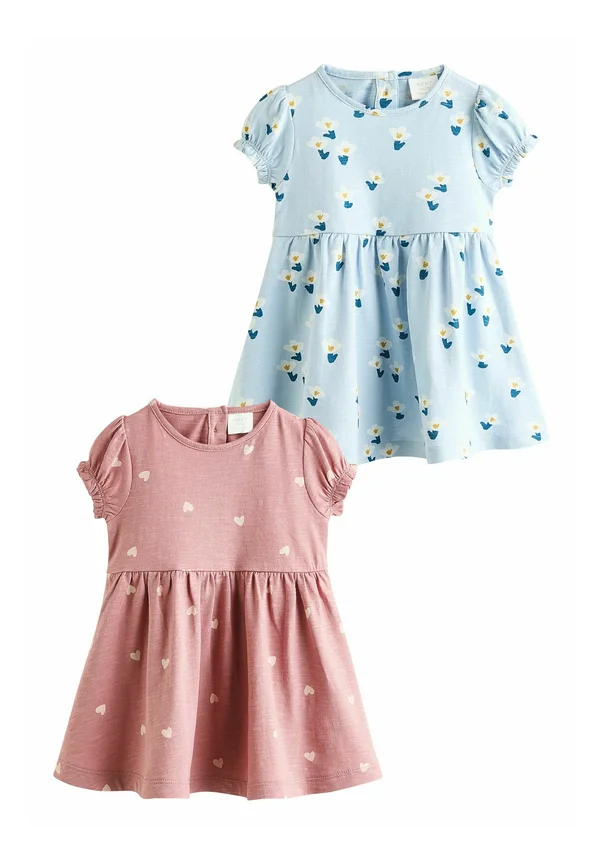 REGULAR FIT - 2 PACK - Freizeitkleid - blue  mauve purple