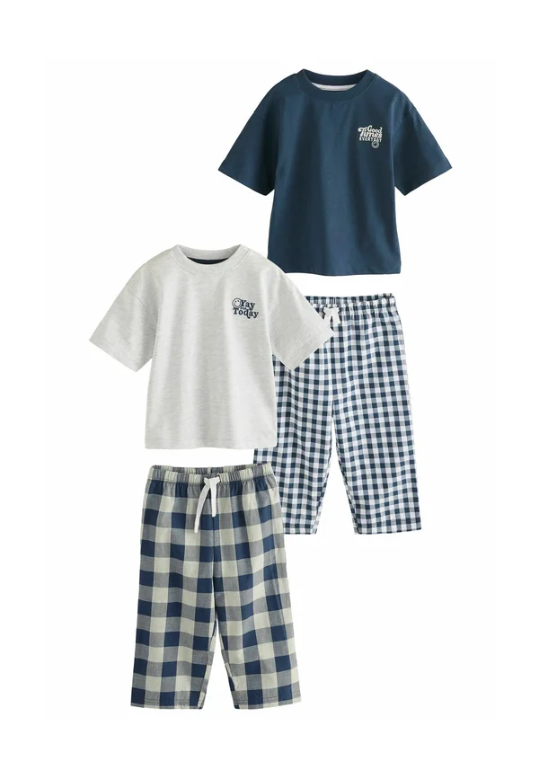 REGULAR FIT  2 PACK .SET - Nachtwäsche Set - blue white