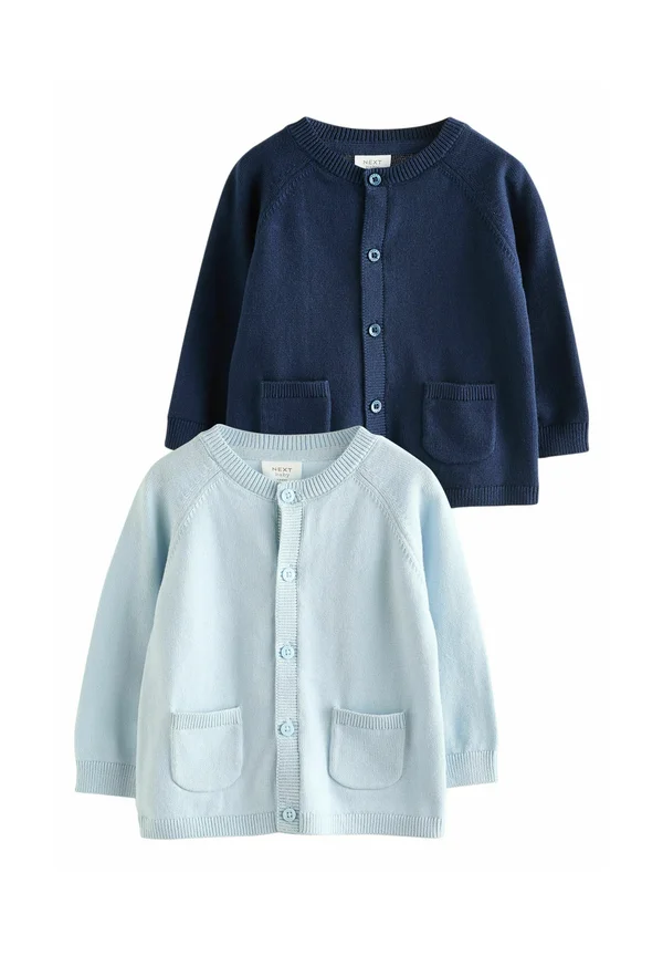 REGULAR FIT - 2 PACK - Strickjacke - blue