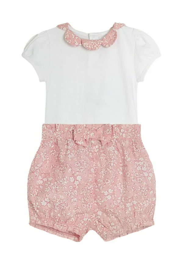 REGULAR FIT - 2-PIECE COLLAR SET - Stoffhose - pink floral