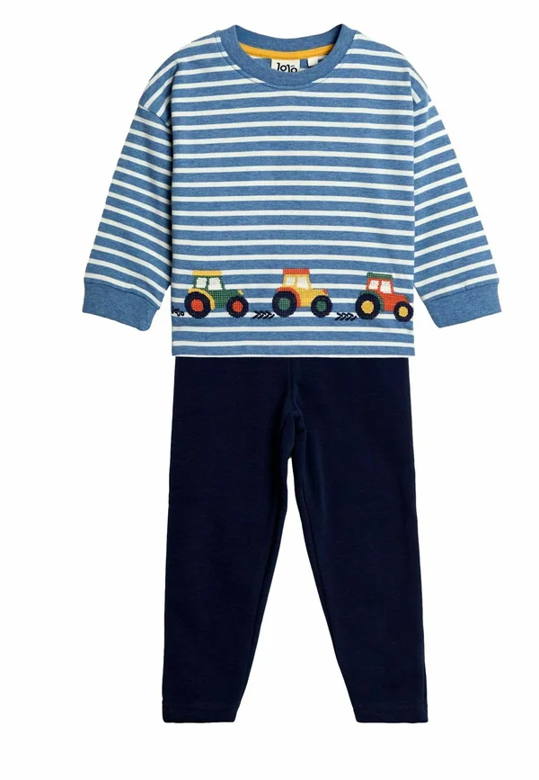 REGULAR FIT - 2-PIECE CROSS APPLIQUÉ SET  - Leggings - Hosen - blue