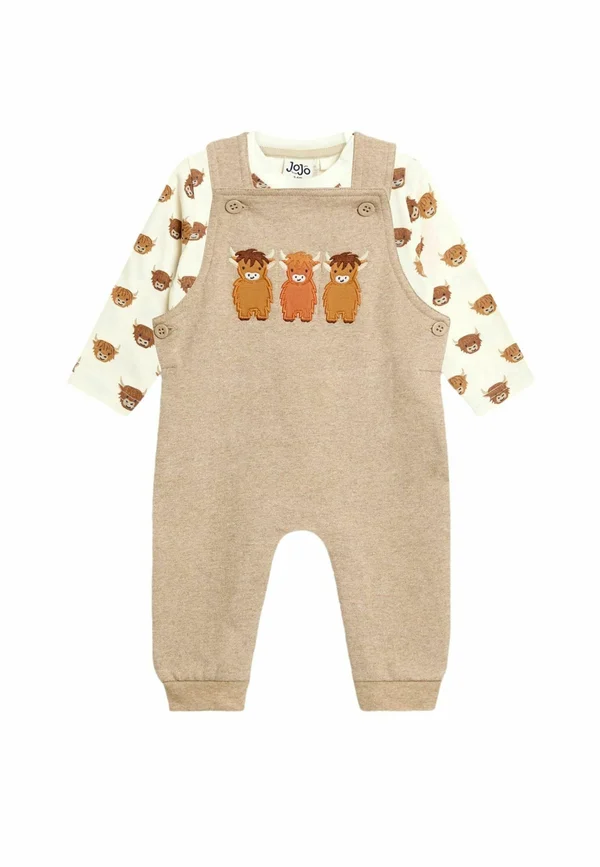 REGULAR FIT - 2-PIECE SET  - Latzhose - natural