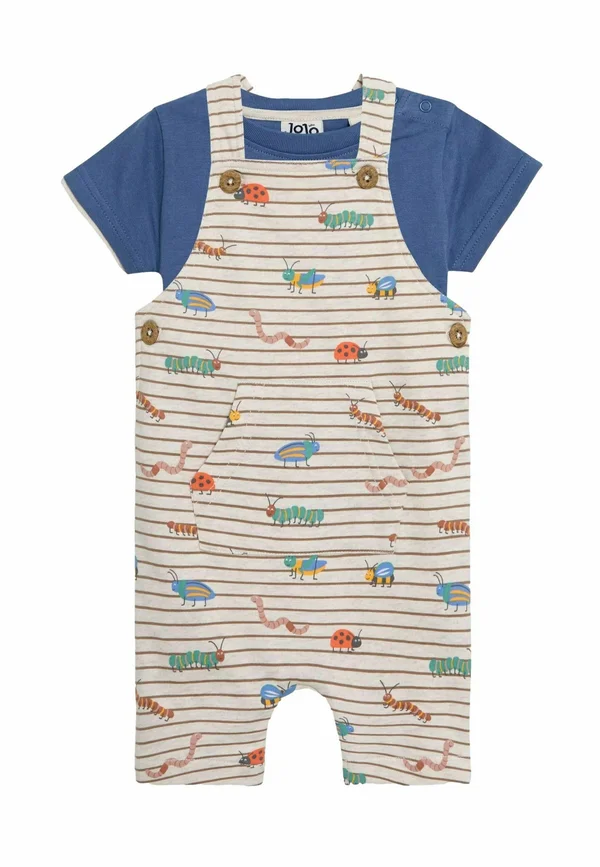 REGULAR FIT - 2-PIECE   SET - Latzhose - natural