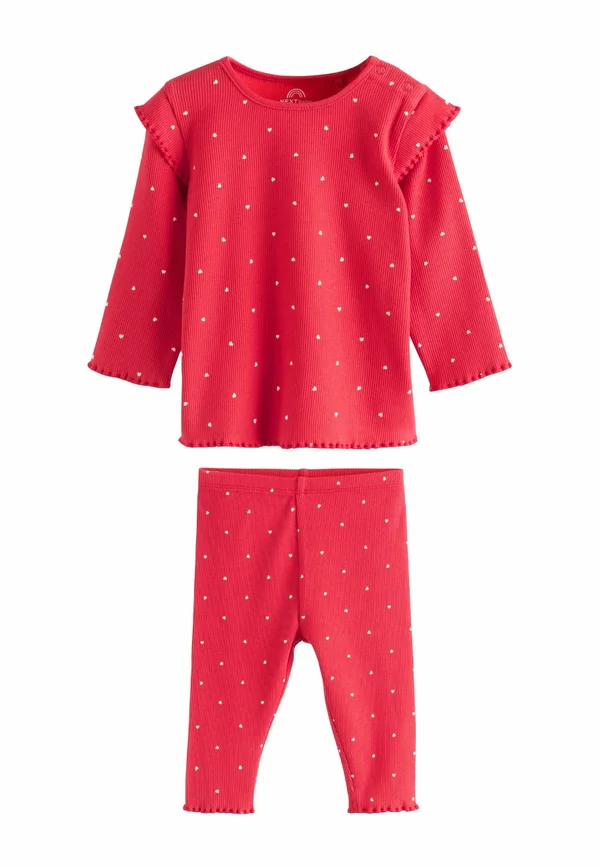 REGULAR FIT  2 PIECE SET - Leggings - Hosen - red