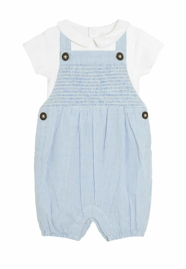 REGULAR FIT - 2-PIECE SMOCKED SET  - Body - blue