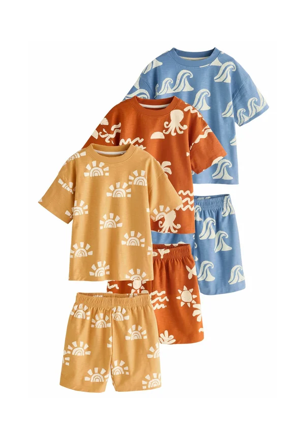 REGULAR FIT  3 PACK - Nachtwäsche Set - multi bright sun and sea