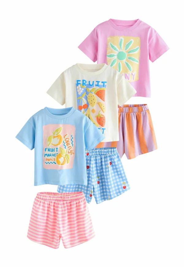 REGULAR FIT - 3 PACK SET - Nachtwäsche Set - multi